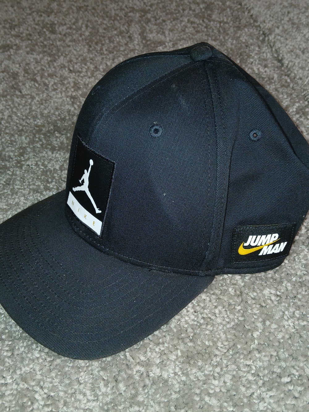 Nike Jordan Jumpman Black Cap Snapback Hat